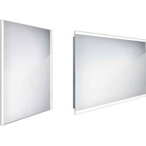 Nimco - Огледало със LED осветление, 60x80 см, правоъгълно, алуминиево ZP 11002 (ZP 11002)