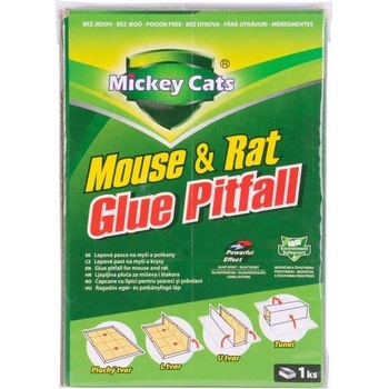 Doska Mickey Cats, na myši a potkany, lepová, Poison-Free