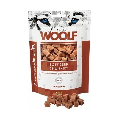 WOOLF Classic poch. Soft Beef Chunkies 100 g