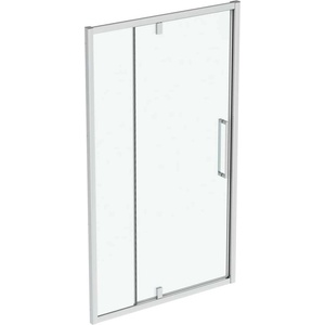Ideal Standard i. Life - Врати за душ с шарнир 120 см, сребристо-бляскаво/прозрачно стъкло T4939EO (T4939EO)