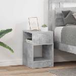 vidaXL Крайна масичка 2 бр. Циментено сиво 30, 5 x 30 x 45 см (890903)