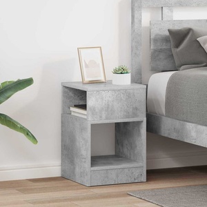 vidaXL Крайна масичка 2 бр. Циментено сиво 30, 5 x 30 x 45 см (890903)