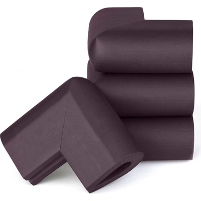 Walteco Ochrana rohu 55x55x20mm, samolepicí, hnědá, 4 ks , 40317