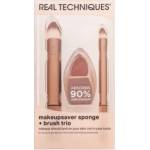 Real Techniques Makeupsaver Sponge + Brush Trio комплект четки
