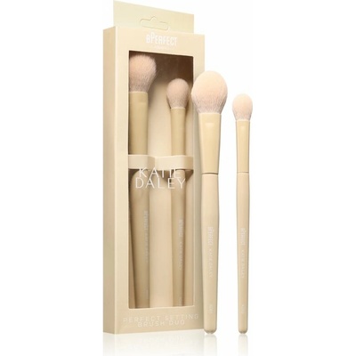BPerfect Katie Daley Perfect Powder Setting Brush Duos sada štetcov 2 ks