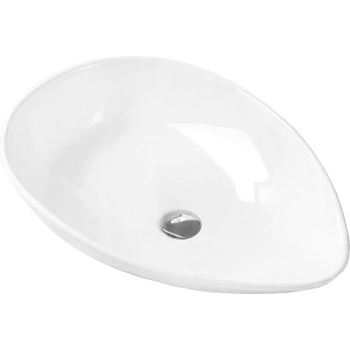 Mexen Livia умивалник върху плот 65 x 44 см, бял - 21416500 (21416500)