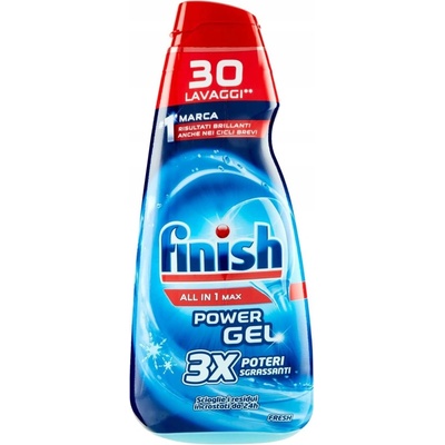 Finish Power Brillante gél do umývačky riadu 600 ml
