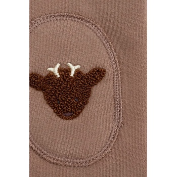 Donsje Бебешки памучен спортен панталон Donsje Joek Trousers Stags (3040707)