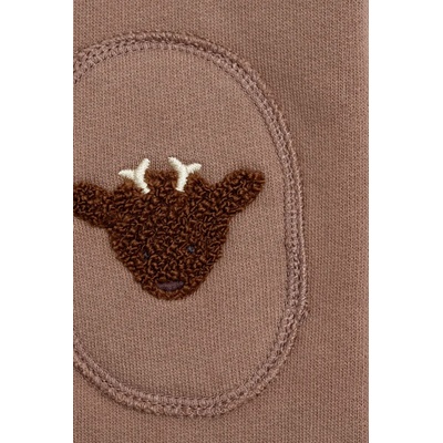 Donsje Бебешки памучен спортен панталон Donsje Joek Trousers Stags (3040707)