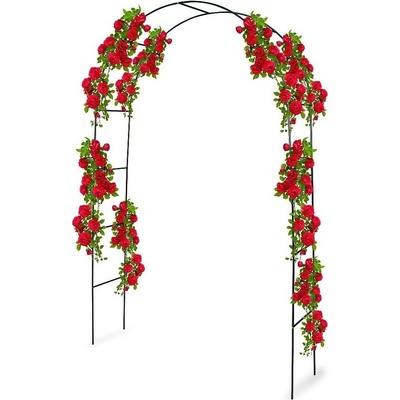 KINZO Zahradní oblouk na růže brána 240 x 140 cm ED-230499