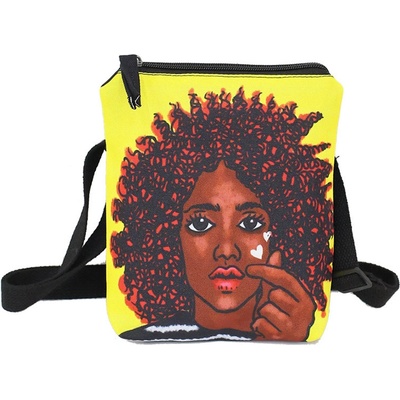 Lifestyle dámska menšia crossbody taška Afro Love 190510033117