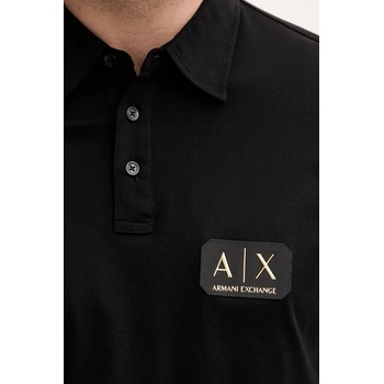 Giorgio Armani Памучна тениска с яка Armani Exchange (XM002232.AF10364)