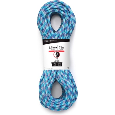 Simond Единично въже Simond Rope Vertika 9.5 mm Single rope - Blue - размер 70 m (308-0409-0111)