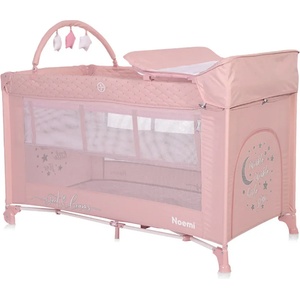 Lorelli Бебешка кошара на 2 нива Lorelli - Noemi Plus, Rose Star (10080562219) - baby