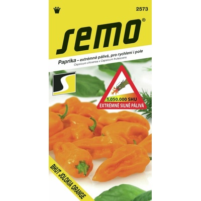 PAPRIKA extrémne silno štipľavá Bhut Jolokia Orange