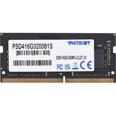 Patriot Signature DDR4 16GB 3200MHz CL22 (1x16GB) PSD416G320081S