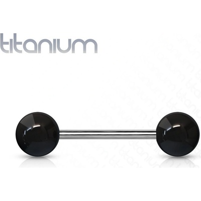 Šperky4U piercing do jazyka titan TIT1016-K