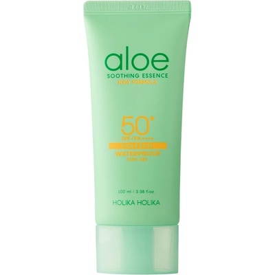 Holika Holika Aloe Waterproof Sun Cream SPF50+ PA++++ - Слънцезащитен гел с алое 100мл