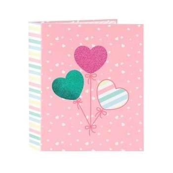 BlackFit8 Папка с пръстени BlackFit8 Globitos Розов A4 27 x 33 x 6 cm