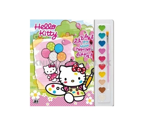 Vymaľ s farbami Hello Kitty