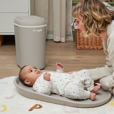 Shnuggle Eco Touch koš na plenky Taupe – Zbozi.Blesk.cz