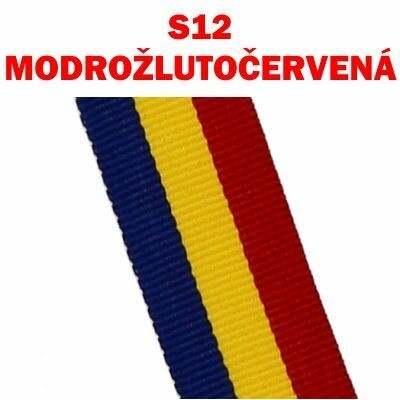 Stuha modro-žluto-červená – Zboží Mobilmania