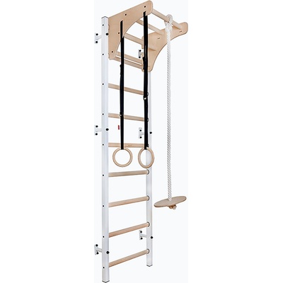 BenchK Гимнастическа стълба BenchK 711W+A204 white matte/oak