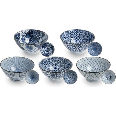 EDO JAPAN Japonská miska modrý vzor | 18 x 9 cm