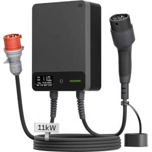 dé DEPOW Wallbox зарядна станция за EV 11kW Type 2 кабел 15m (DEWB11B15A_DL)