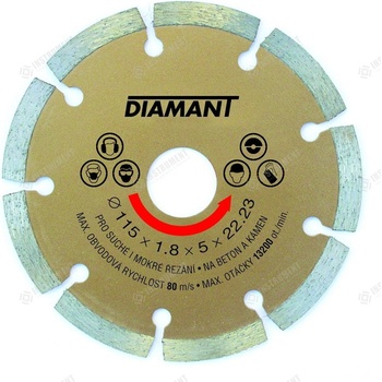 DIAMANT kotúč diamantový 230mm segmentový