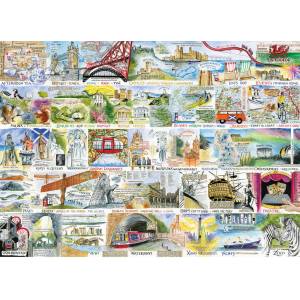 Gibsons - Puzzle British & Brilliant - 1 000 piese