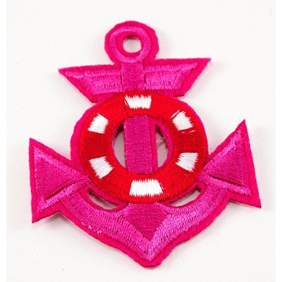 Nažehľovacia záplata - kotva - rozmer 6 cm x 5,7 cm
