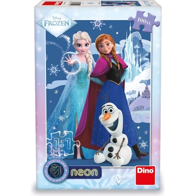 Dino - Puzzle Frozen: Magical Sisters - 100 piese