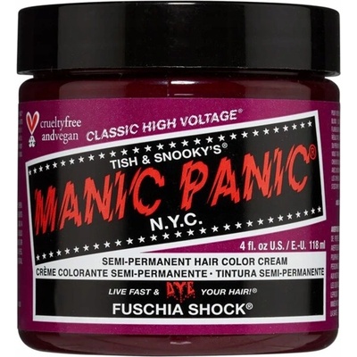 Manic Panic Fuchsiová Shock semi-permanentní barva na vlasy 118 ml