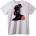 NOONEBRAND Тениска Абстрактно Арт Лице - 2XL, Black