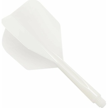 Letky s násadkou Condor Plain No6, biele 27 mm