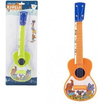 Teddies Ukulele gitara 40 cm s trsátkom Zvieratká a ich kapela