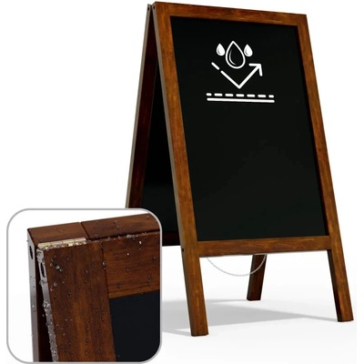 Allboards Reklamní áčko s křídovou tabulí 118 x 61 cm - voděodolné- 12 KG,PK96MAXWR