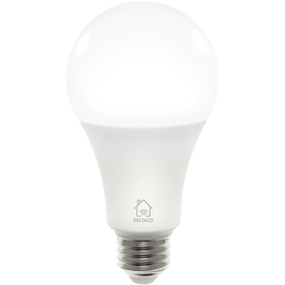 DELTACO SMART HOME SH-LE27CCTC LED крушка, E27, WIFI, 9W, бяла, регулируема