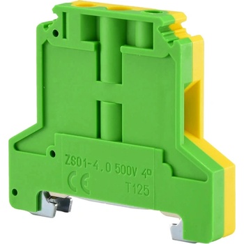 ELMARK РЕДОВА КЛЕМА 6ММ2 hf pa66 ul94, ЖЪЛТ/ ЗЕЛЕН (14403319)
