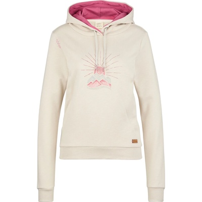 Chillaz Дамски суичър Chillaz Women's Walchsee Mountain Watercolor Hoodie - Sand - размер 36 (EU) (117-3431-0113)