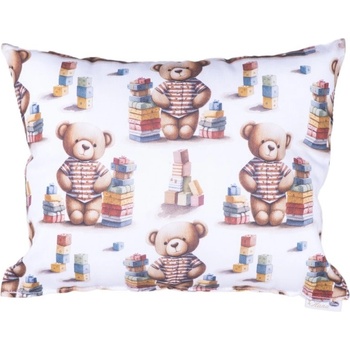 Pleva Prémiový bylinný polštářek dětský velký Barevní ptáčci 23 x 29 cm