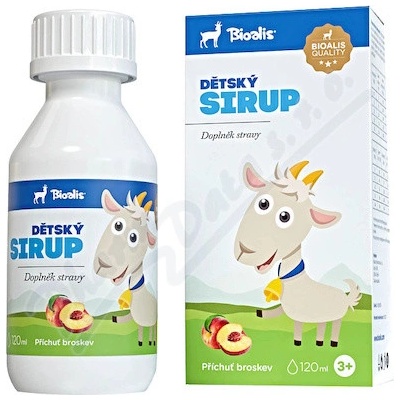 Bioalis Detsky Sirup s kozim kolostrom 120 ml