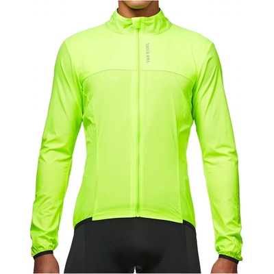 VAN RYSEL Мъжко ветрозащитно яке за колоездене VAN RYSEL Wind Jacket Ultralight Cycling jacket - Yellow - размер M (051-1390-0112)