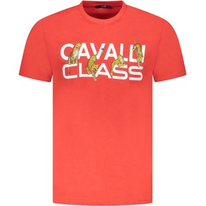 Cavalli class Тениска с къс ръкав за мъже cavalli class, Размер 2xl, Цвят Червено (txt60mjd060_ro02000)