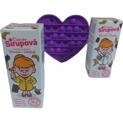 Pharmadis Doktorka Sirupová s príchuťou banánov v čokoláde 100 ml