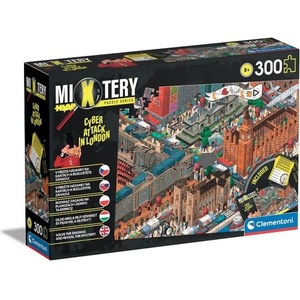 Clementoni MYSTERY PUZZLE 300 части - Хакерска атака в Лондон (21714)