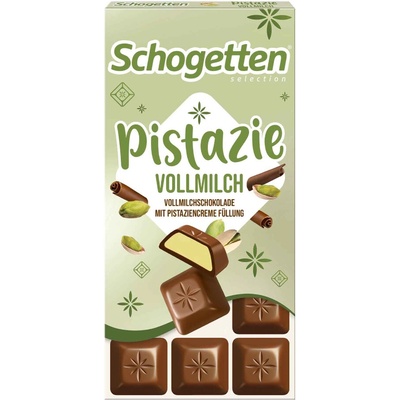 Schogetten Mléčná čokoláda s pistáciemi 100 g