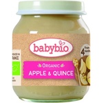 Babybio Био плодово пюре Babybio - Ябълки и дюли, 130 g (3288131500751) - ozone