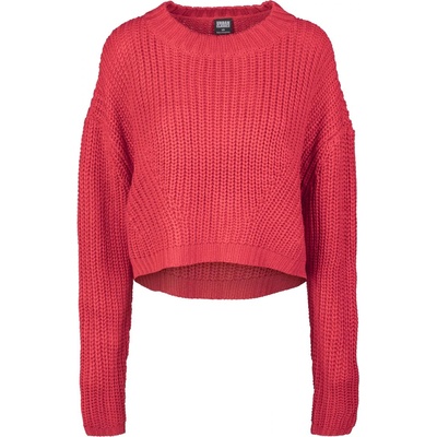 Urban Classics Дамски къс пуловер Urban Classics в червен цвятUB-TB2359-00697 - Червен, размер XXL